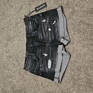 Blank NYC The Fulton Shorts Size 27 Black